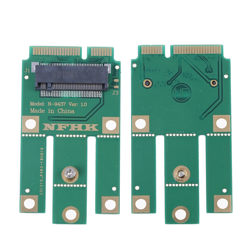 وحدة لاسلكية m.2 ngff لمفتاح ومفتاح إلى مفتاح لـ pcie صغير ، محول لبطاقة لاسلكية تعمل بالواي فاي وبلوتوث NGFF 9260 8265 AX210 7260