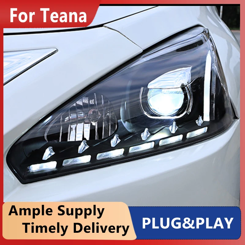

Стайлинг автомобиля фары для Nissan Teana Altima светодиодный ные фары 2013-2017 DRL Hid вариант фары ангельские глазки аксессуары
