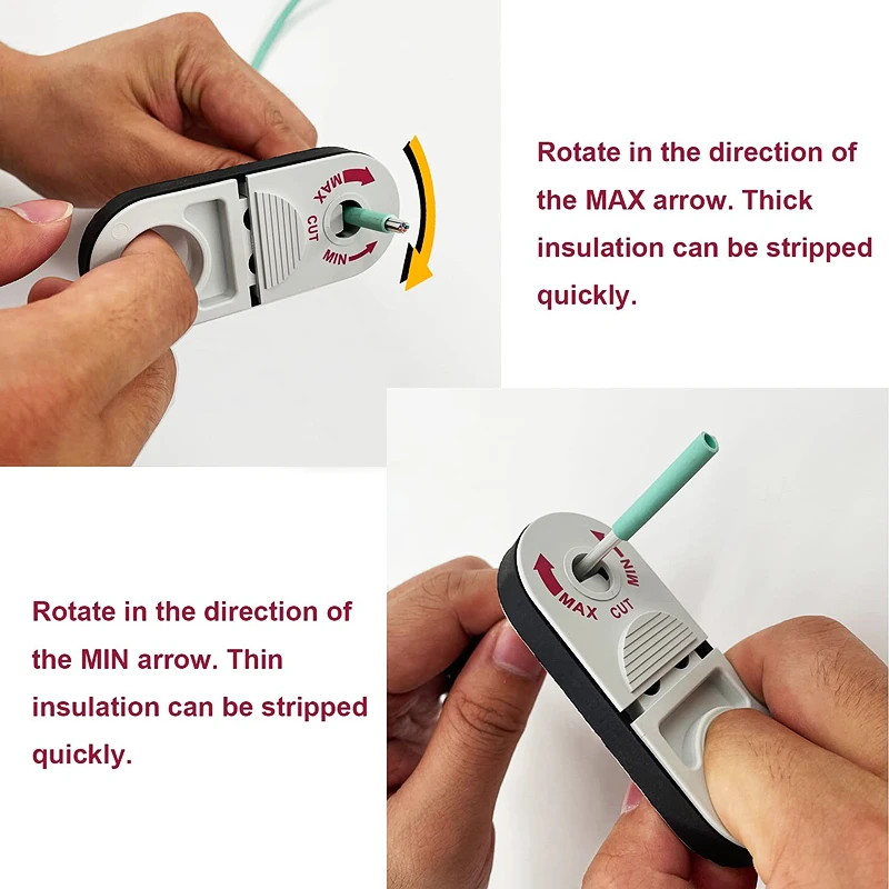 HTOC Kabel Strippen Werkzeug Abisolierzange Verwenden Für Faser Optische Netzwerk Kabel UTP/STP/SFTP Und Koaxialkabel (weiß)