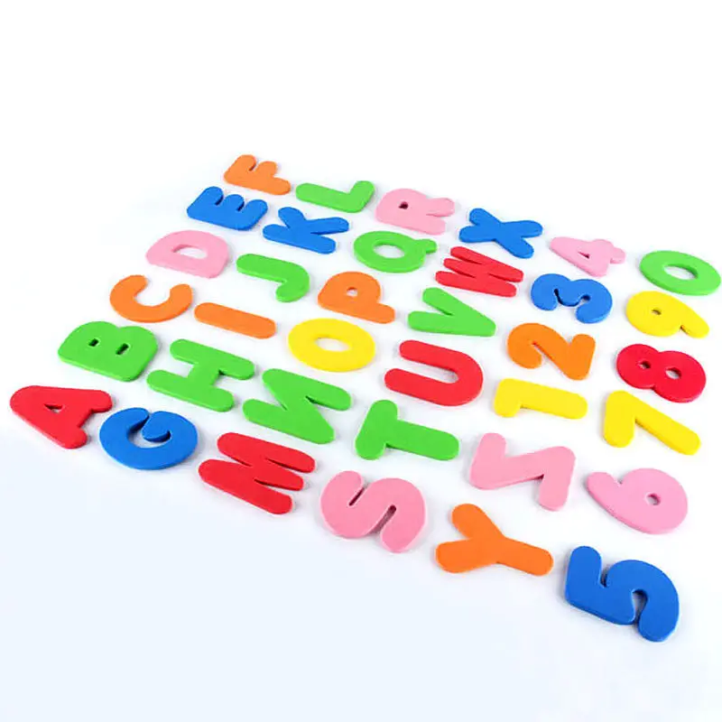 Baby Kids 36pcs Sponge Foam Letters & Number Floating Bath Tub Swimming Play Bath Toy