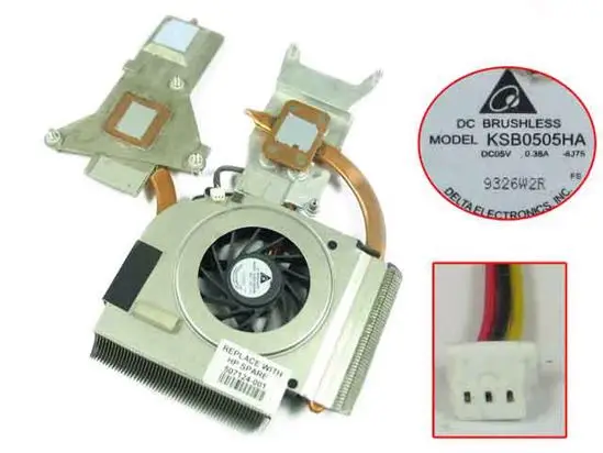 DV6 DV5 Heatsink Fan KSB0505HA 8J75 507124-001 DC 5V Series Cooling Fan