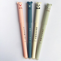 4 pcs Pen Panda Mouse Erasable Blue Ink Gel Pen Stationery Papelaria Escolar  School Office Supply Gift