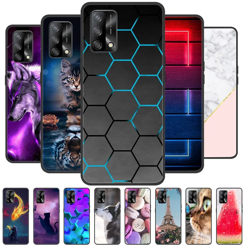 for OPPO A74 Case 4G Soft Silicone Back Cover TPU Phone Case for OPPO A74 CHP2219 Bumper Coque for OPPOA74 A 74 4G Fundas Shell