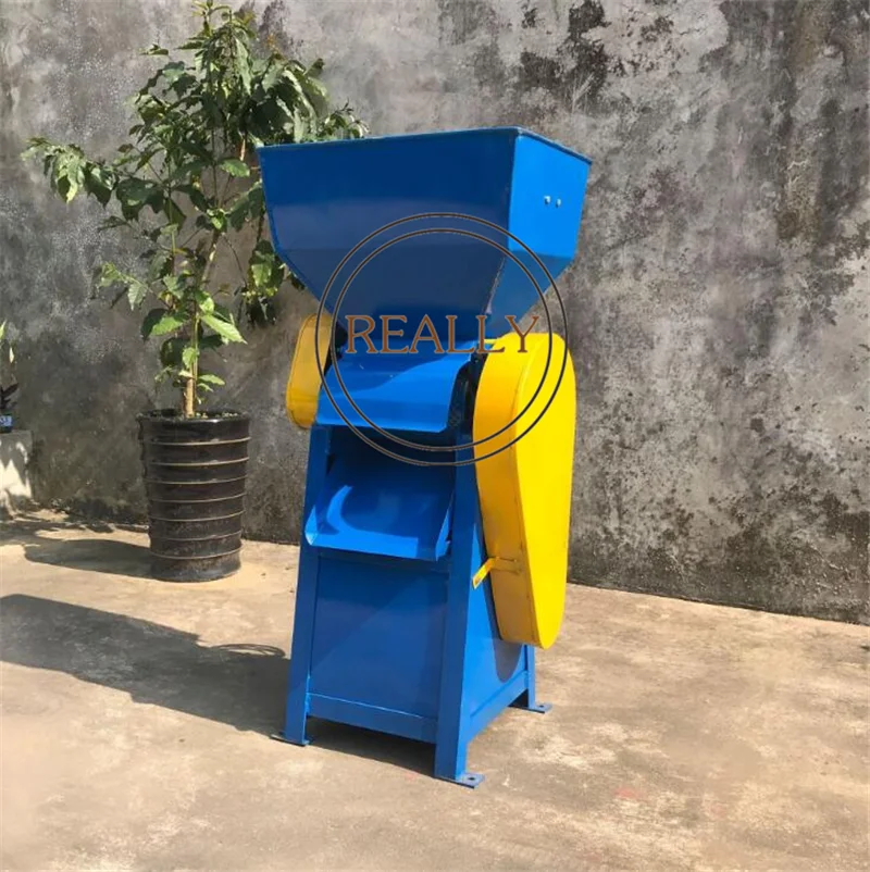 Kapazität 700-900 KG/STD Automatische Frische Kaffee Bean Peeler Peeling Pulper Schälen Maschine Kakao Haut Samen Aufschluss Preis für verkauf