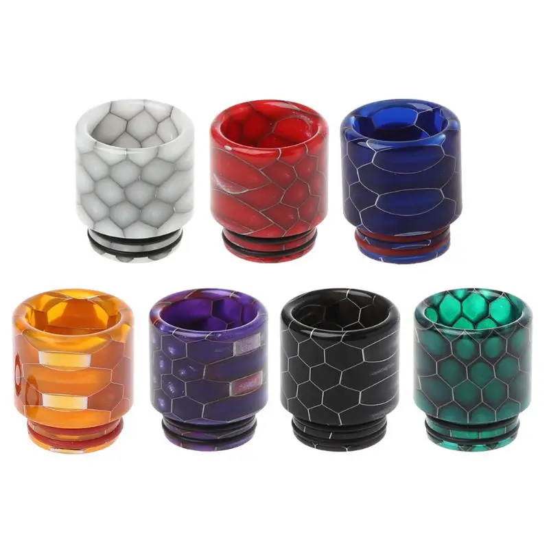 Punta a goccia di pelle di Serpente Resina Epossidica 810 Boccaglio Per Atomizzatore RDA Serbatoio RTA E Sigarette Vape Accessori