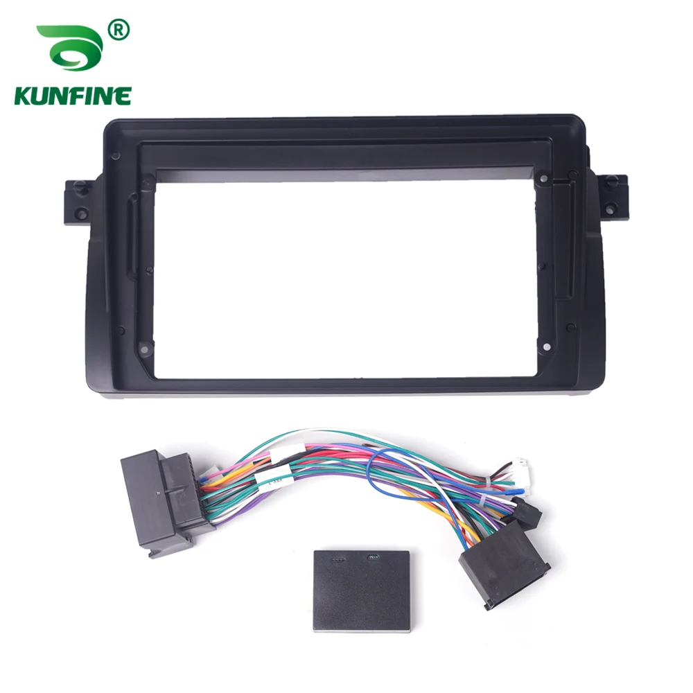 2Din 9“ Car GPS Navigation Stereo Radio Fascias Panel Frame Fit For BMW E46 M3 1998-2006 In Dash Headunit Screen