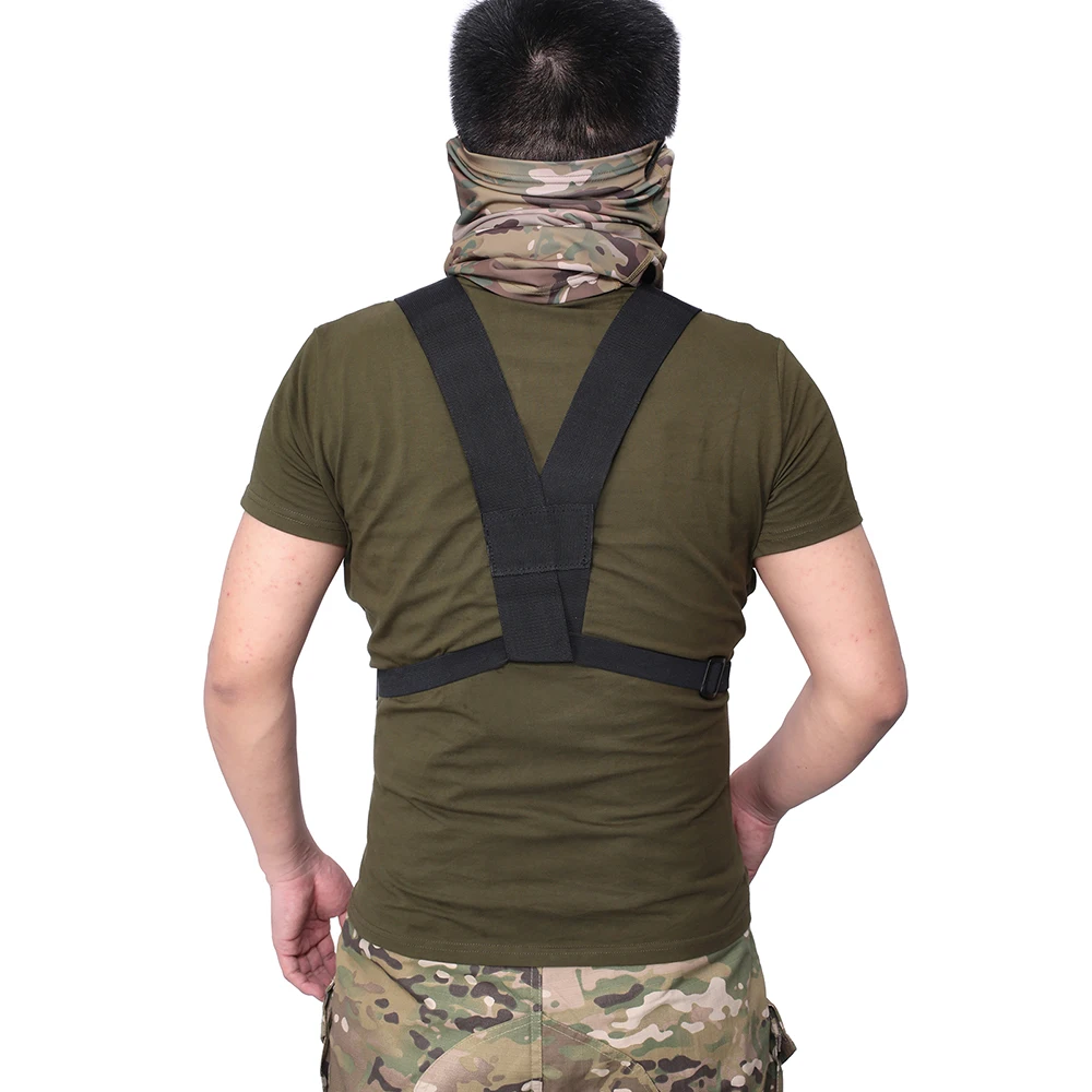 Kamizelka Chest Rig Pack Pouch Harness Walkie Talkie Waist Pack Holster Backpack Airsoft Two Way Radio Hunting Bag