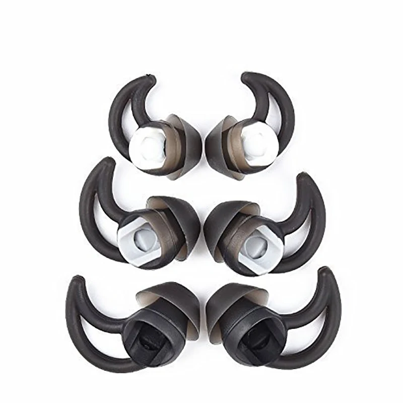 Auriculares de silicona de repuesto para BOSE Sound Sport, inalámbricos, aislamiento de ruido, antideslizante, 3 pares, S/M/L