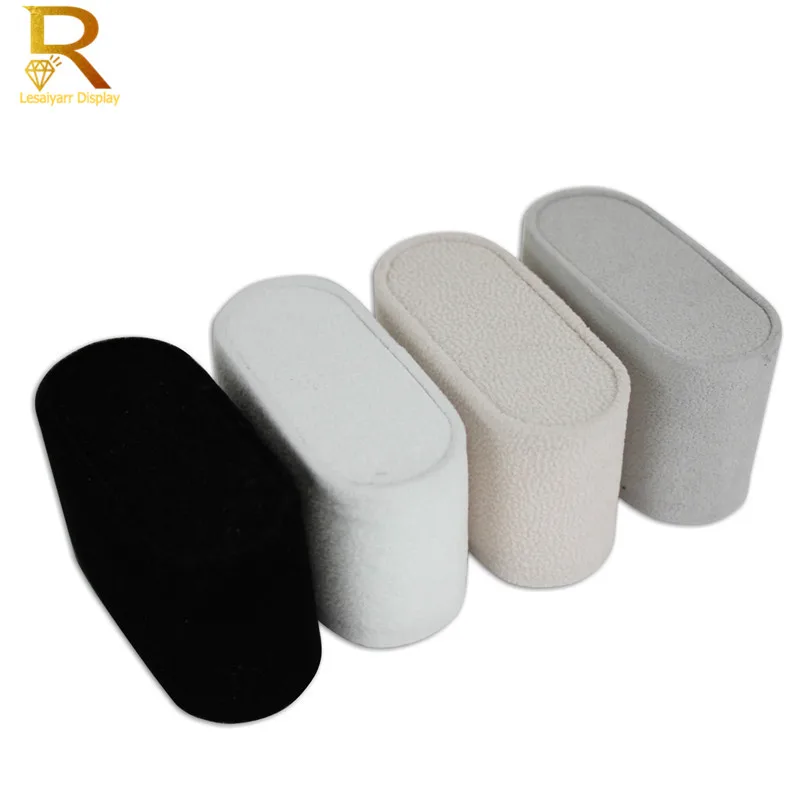 Hot Sale Black White Suede Watch Cushions Watch Pillow for Case Storage Box Wrist Watch Bracelet Display Stand Holder Organizer