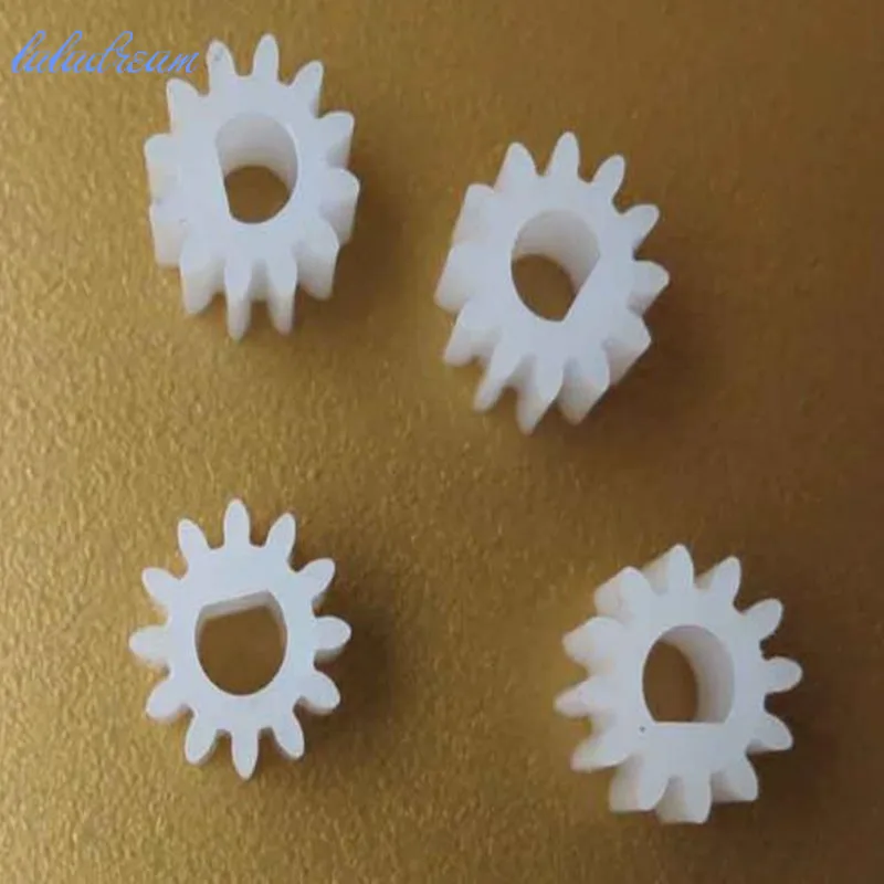 10pcs/lot 1012DF Gear 3mm D Hole 12 Teeth Plastic Gear External Gear Straight Gear