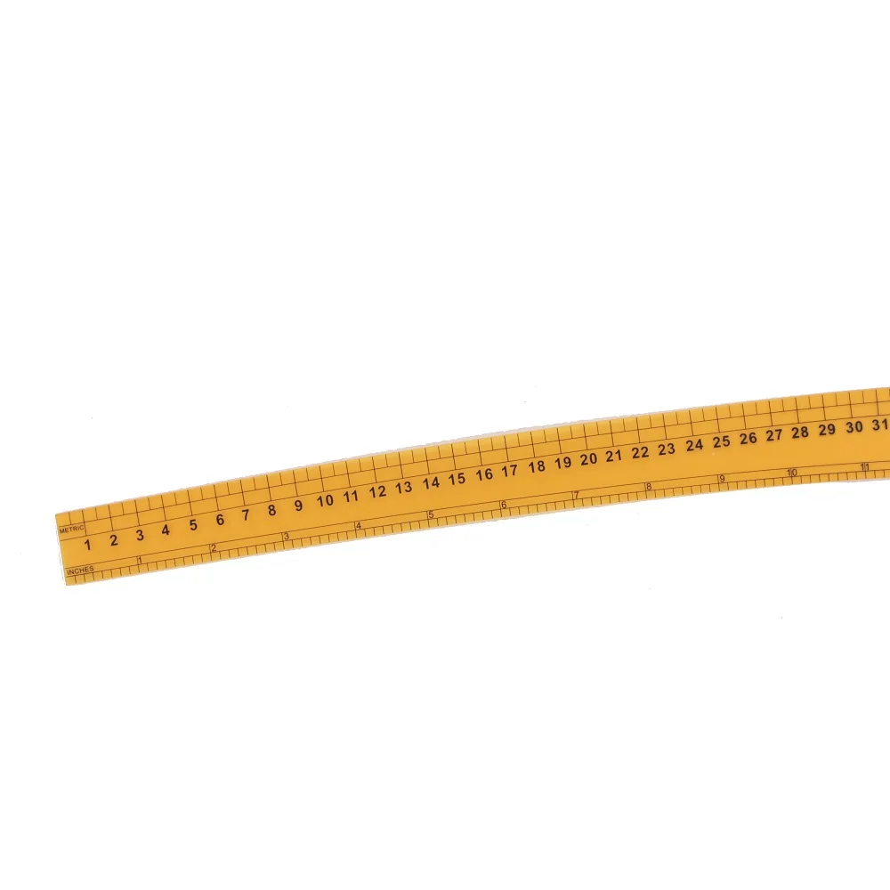 60 cm Durable Plastic Vary Form Curve Ruler with Sandwich Line for Handicraft Pattern Making  For Sew Area  1.2mm Thick  #6360B