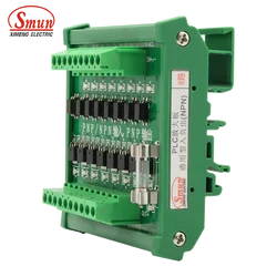 8 Channels PLC Amplifier Board Isolation NPN/PNP Universal Input NPN Output Isolation Board Relay Module Controller