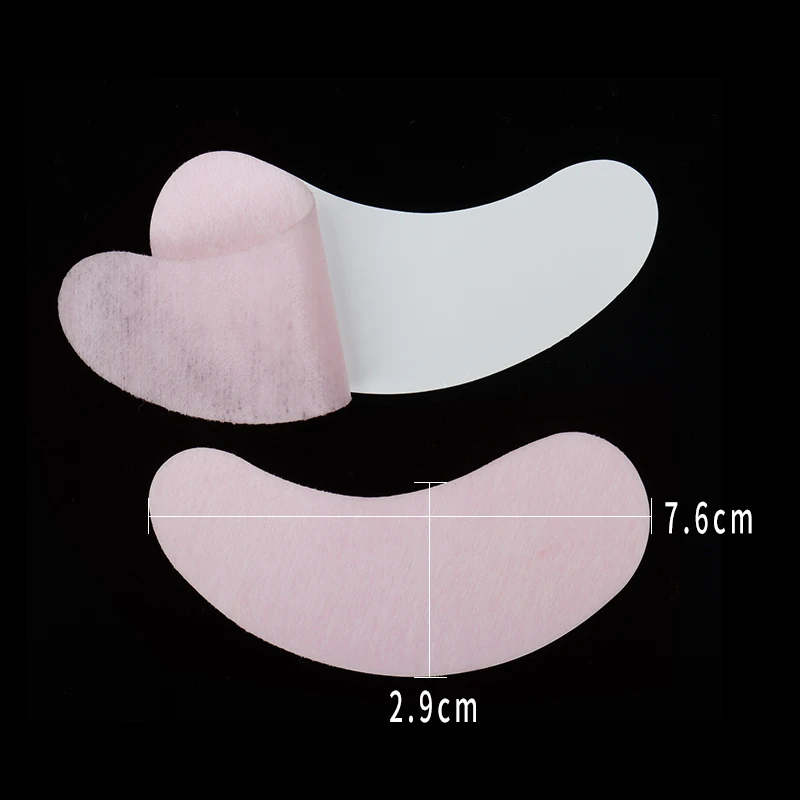 50 Pairs Eyelash Extension Pad Gel Patch Grafted Eye Stickers Makeup False Lashes Under Eye Pads Paper Patches Tips tools