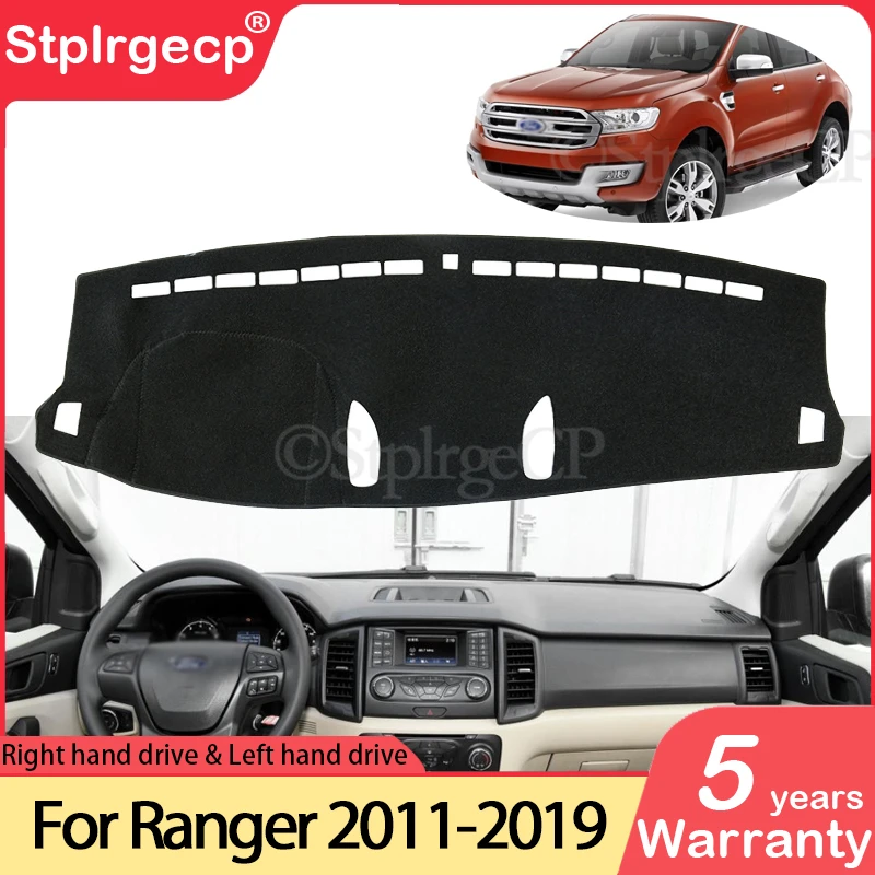 

for Ford Ranger T6 2011 2012 2013 2014 2015 2016 2017 2018 2019 Anti-Slip Mat Dashboard Cover Pad Sunshade Dashmat Accessories