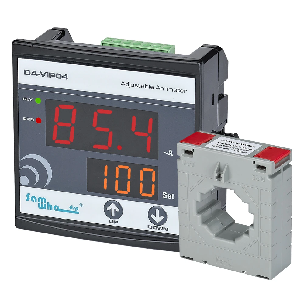 Samwha-Dsp DA-VIP04 Digital Adjustable Overcurrent Ammeter(0.1-999A)(With Alarm)