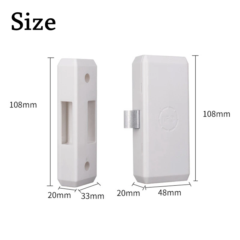 Tuya APP Smart Bluetooth Drawer NFC Sensor Lock Keyless Invisible No Hole File Cabinet Lock Wardrobe Locks Drawer Switch