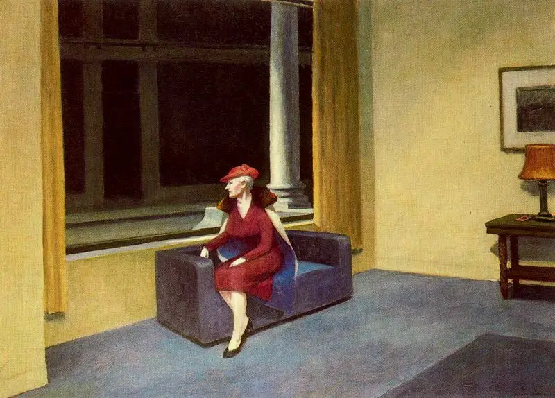 

100% handmade Oil Painting reproduction on linen canvas,Hotel window by Edward Hopper,High Quality,Free Shipping