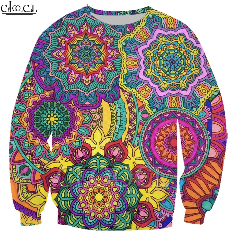 CLOOCL Mandala Colourful Fashion Wild Hoodies 3D Print Men Women Autumn Hot Selling Jogging Sportswear Casual Streetwear