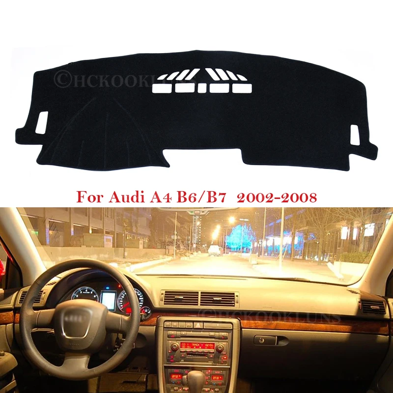 Dashboard Cover Protective Pad for Audi A4 B6 B7 2002~2008 Car Accessories Dash Board Sunshade Anti-UV Carpet S-line 2006 2007