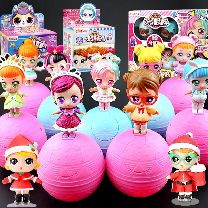 Genuine Eaki Chinese Baby Dolls Blind box ball juguetes bebe Christmas gift for girls poupee lo