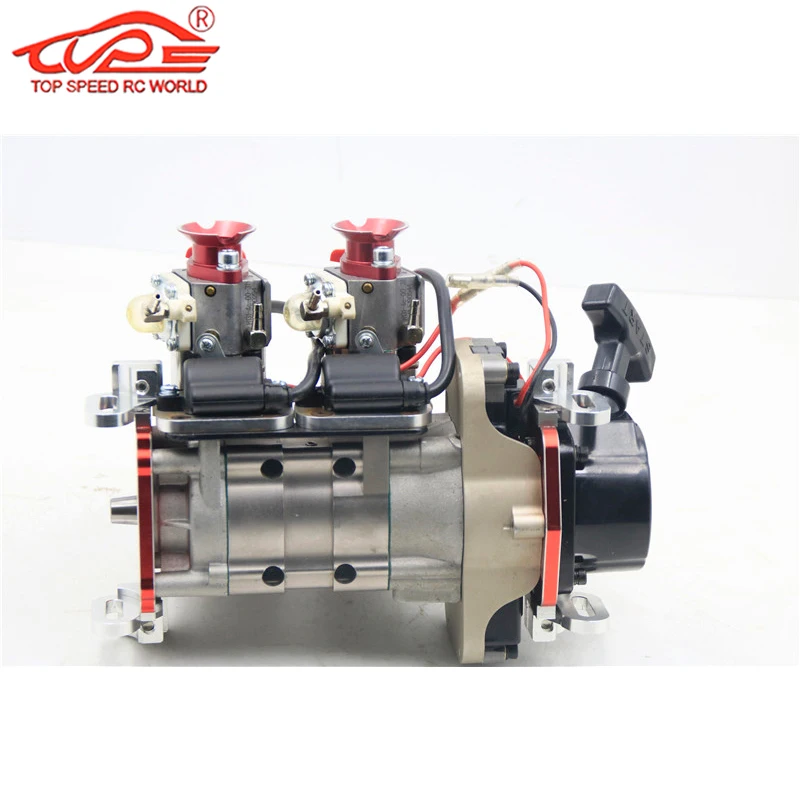 52cc or 58cc Twin-cylinder Gas Engine for Rc Boat Toy Parts