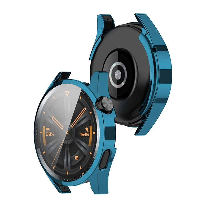 TPU Case for Huawei Watch GT3 46mm Band Watch GT3 42Mm Soft All-Around Soft Screen Protector Cover Bumper Cases for Huawei GT 3