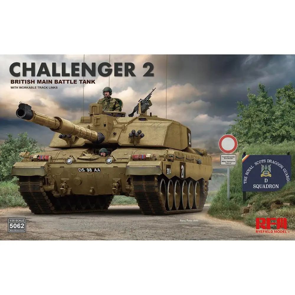 

RYEFIELD MODEL RFM RM-5062 1/35 British Main Battle Tank Challenger 2 - Scale Model Kit