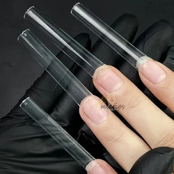 240pcs 3XL No C Curve Long Square Acrylic Nail Tips Flatter Straight Flat Square Half Cover False Nails Tip Manicure Tool