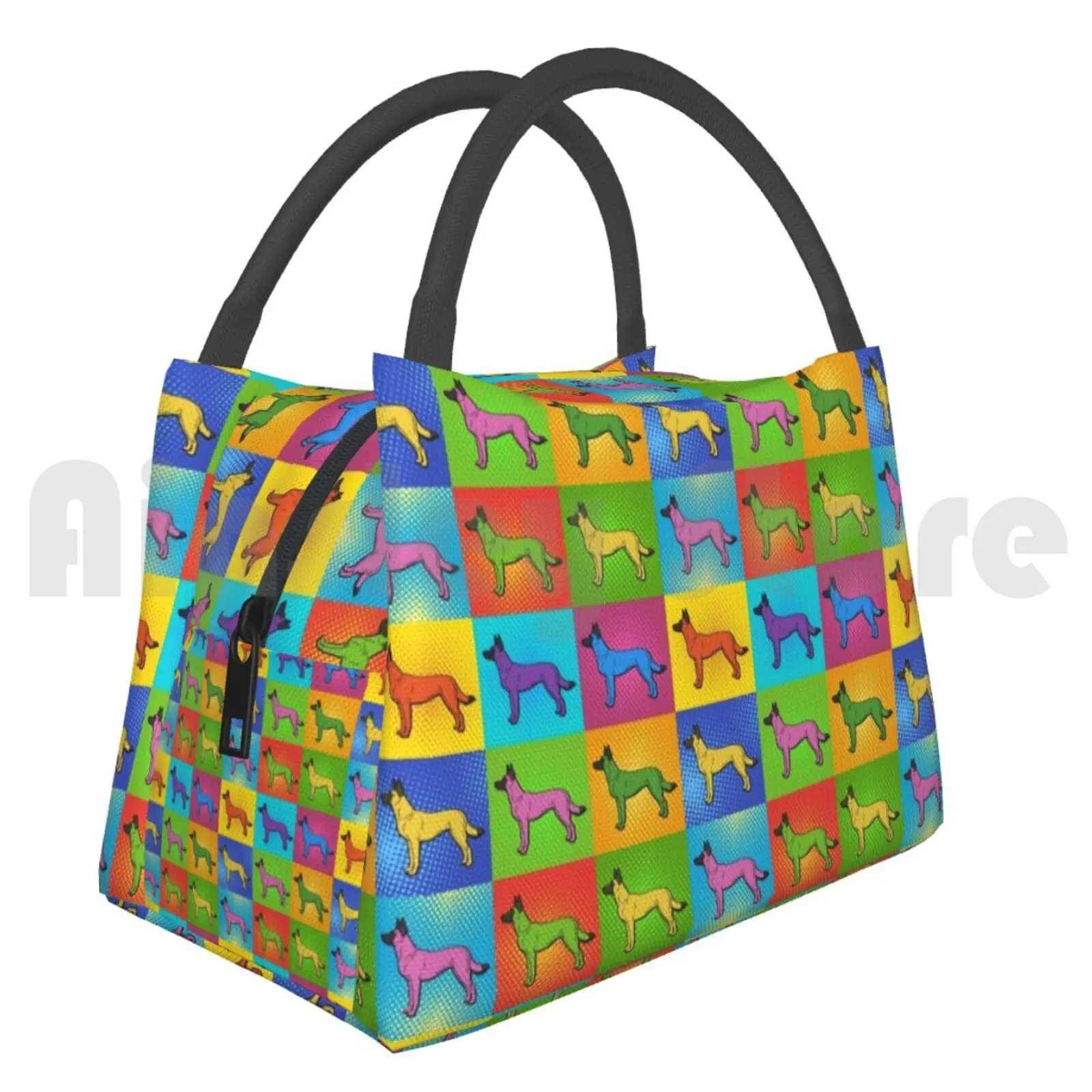 

Cooler Lunch Bag Picnic Bag Belgian Shepherd-Malinois Malinois Malinois Dog Belgian Shepherd Belgian Malinois Mali