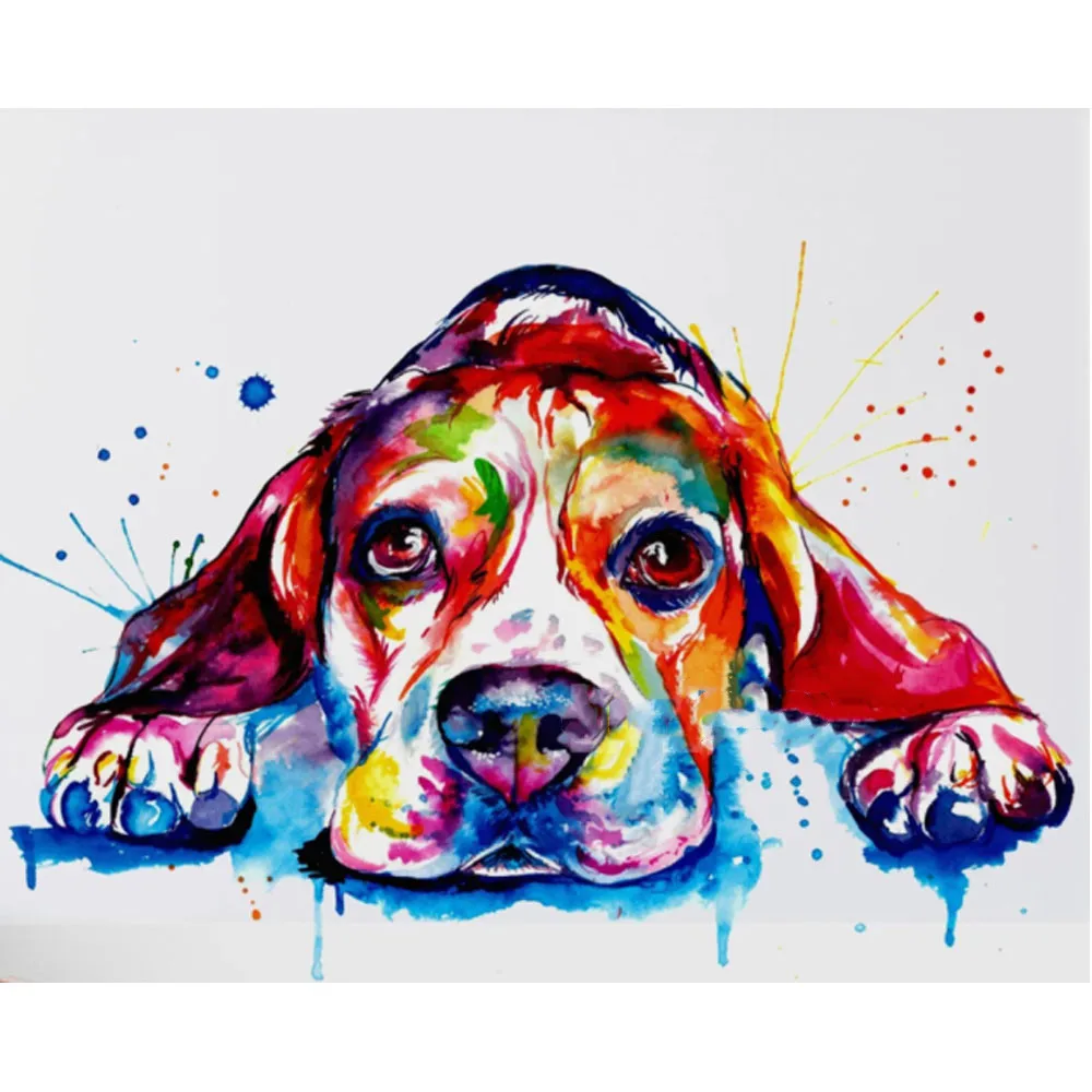 Diamond Painting beagle dog DIY Diamond Embroidery Round Diamond Full Square Drills Crafts