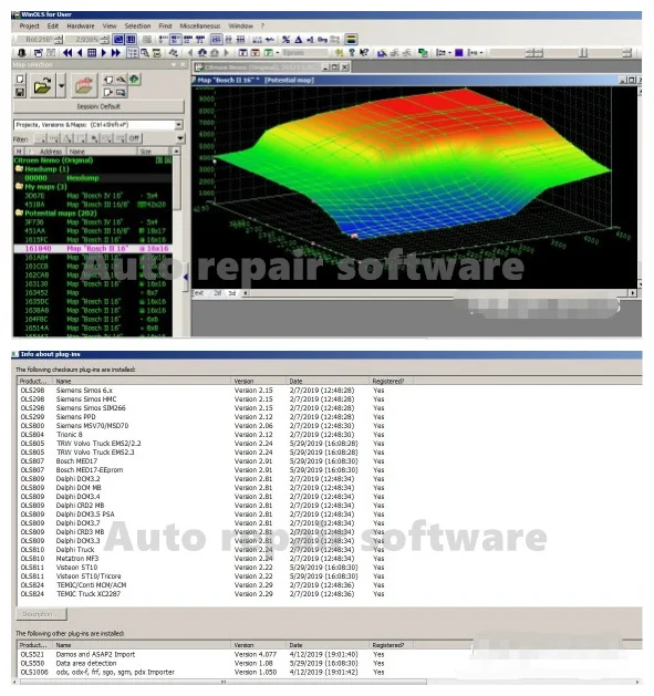 2022 HOT sale Newest WinOLS 4.26 With 66 Plugins And Checksum + Damos files + Video + User Manual + Ecm titanium 26100 Drivers