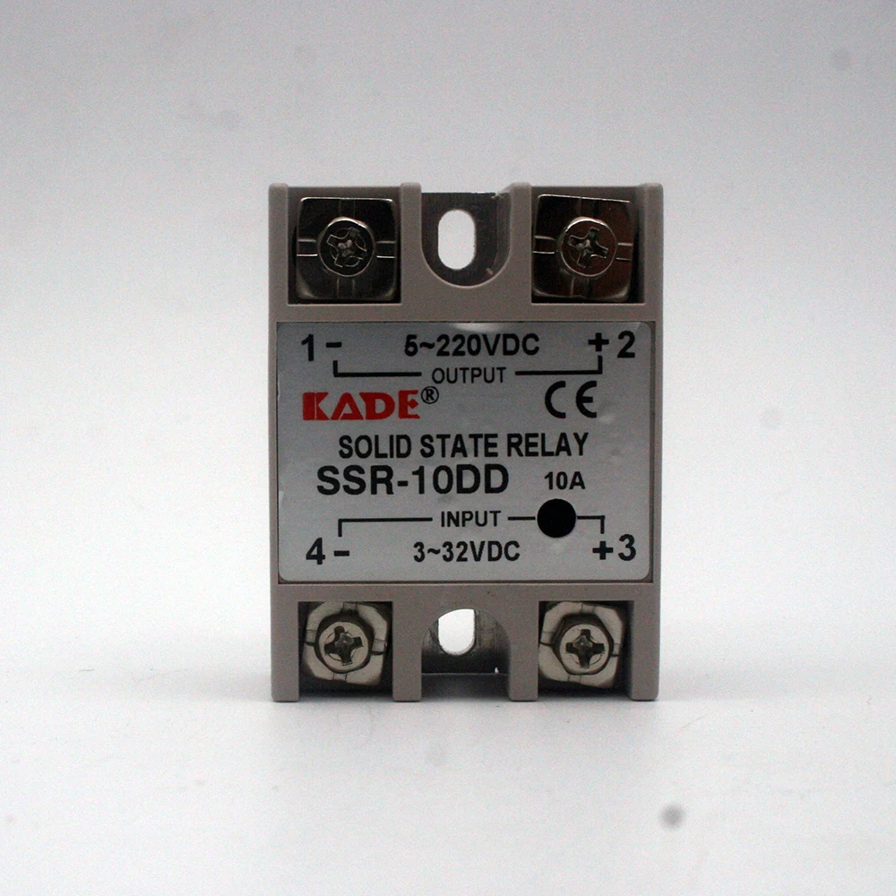 SSR -10DD/25DD/ 40DD DC control DC SSR white shell Single phase Solid state relay