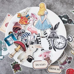 ZFPARTY  Adventure Alice rabbit in Wonderland Sticker  for Scrapbooking/ DIY Crafts/ Card Making Decoration