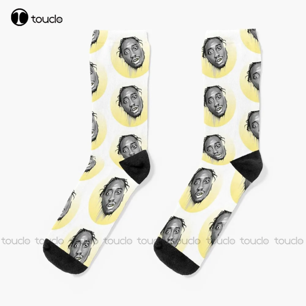 

Ol' Dirty Bastard Socks Hiking Socks Men Christmas Gift Unisex Adult Teen Youth Socks Custom 360° Digital Print Women Men