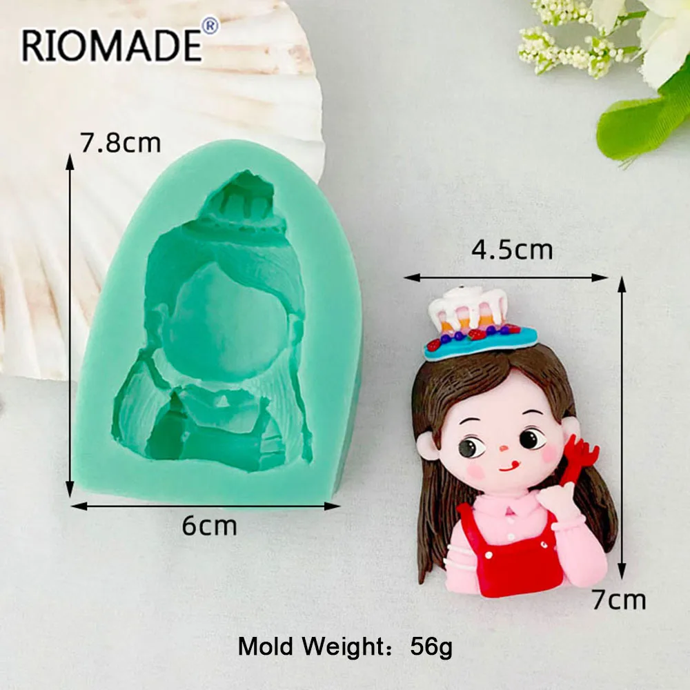 Cartoon Lovers Silicone Mold Boy Girl Baking Chocolate Mousse Dessert Fondant Cake Decorating Tools DIY Clay Crafts Mould