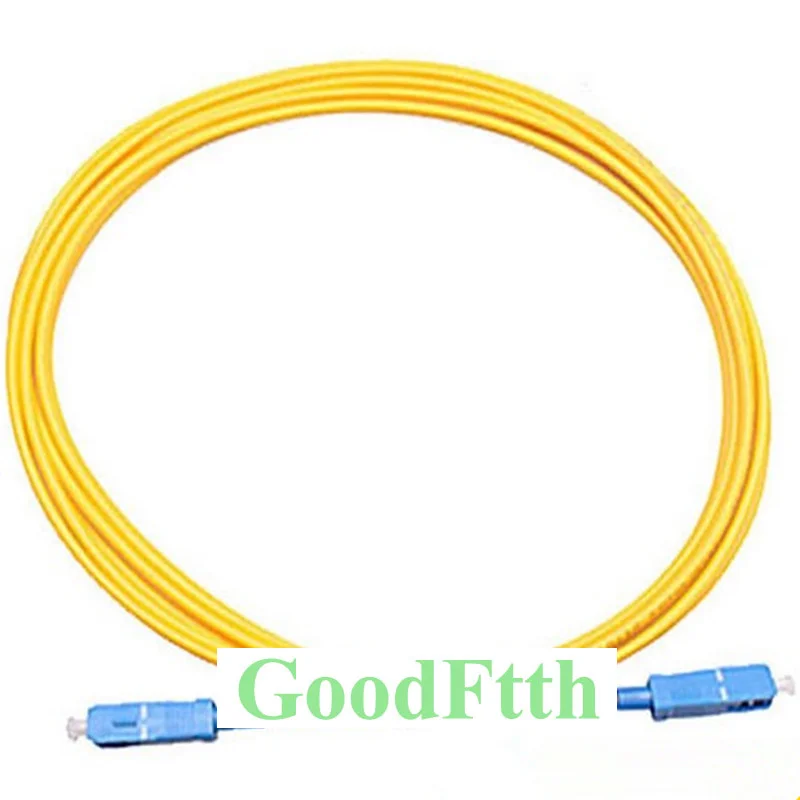 

Fiber Patch Cord Patchcord SC-SC UPC SM G657b3 Simplex GoodFtth 20m 25m 30m 35m 40m 45m 50m 60m 70m 80m 10pcs/Lot