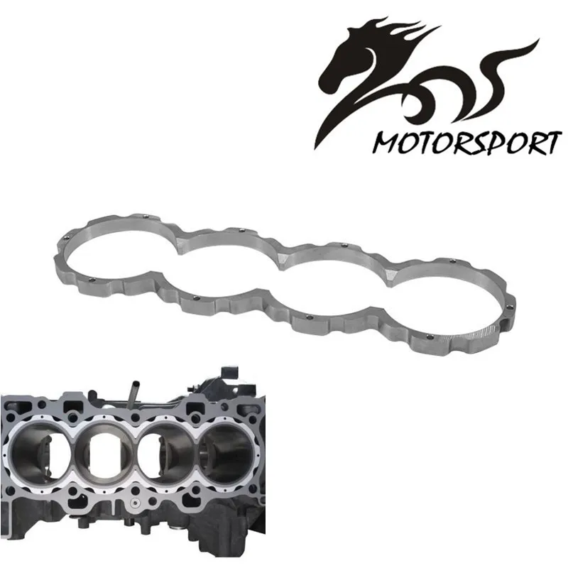 ENGINE MOTOR MOUNT BLOCK GIRDLE VTEC Girdle w Dowel Pins + Block Guard VTEC Conversion For Honda B-Series B16 90-01