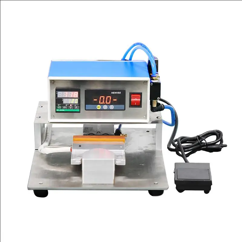 Pneumatic mask nose bridge aluminum strip bonding machine, adhesive strip welding machine,hot melt adhesive hot pressing machine