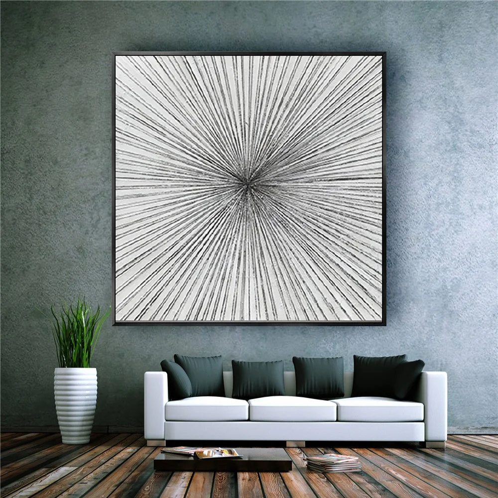 

Brilliant Mural Abstract Line Texture Canvas Wall Art Modern Hand-Painted Oil Painting On Canvas Painting For Home Wall Painting