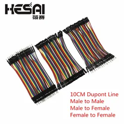 Dupont Line 10CM Male to Male + Female To Male And Female To Female Jumper Wire Dupont Cable For Arduino Diy Kit