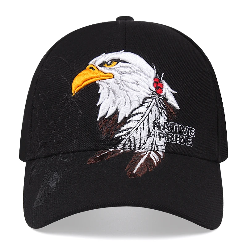 Unisex Eagle Embroidered Snapback Hip Hop Hats Tactical hat Baseball Cap Adorable Sun Caps Fishing Hat for Men Women