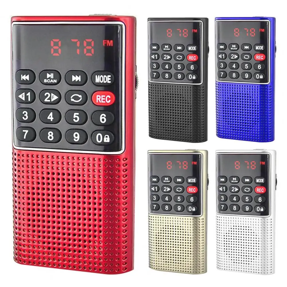 L 328 FM Radio Multifunctional Rechargeable Portable USB TF MP3 Handheld Speaker for Outdoor радиоприёмник