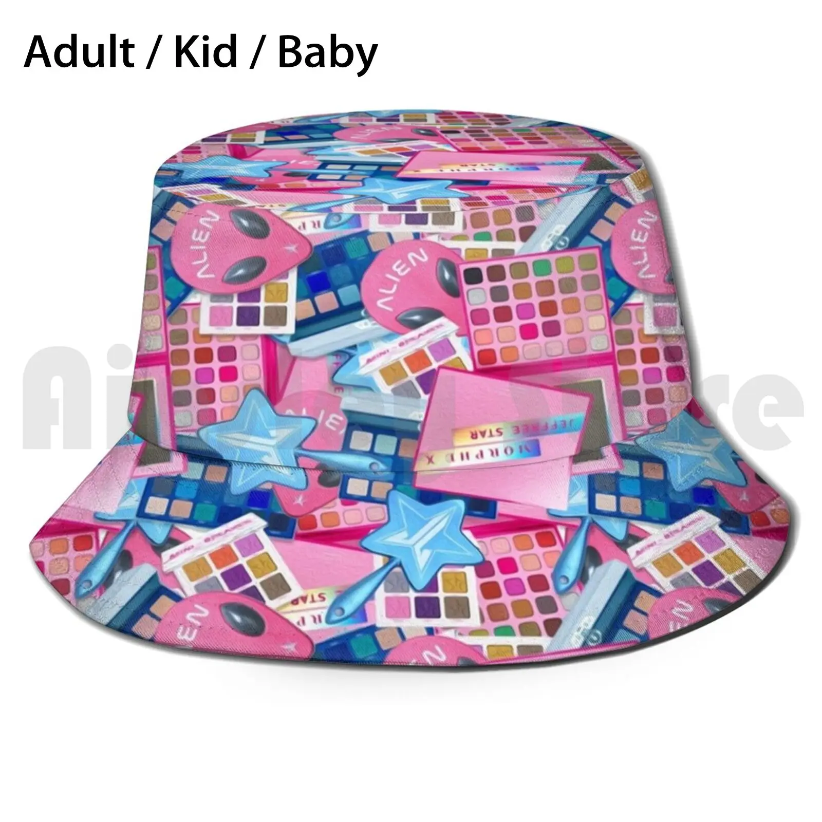 Products Pattern Sun Hat Foldable UV Protection Shane Blue Blood Star Mirror Jaw Breaker Mini Palette Youtube