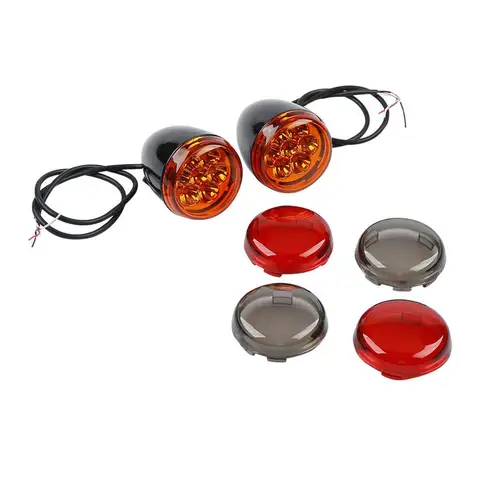 Мотоцикл Поворотники передние светодиодный свет для Harley Sportster XL 883 1200 1992-2016 1993 1994 2014 2008 янтарь