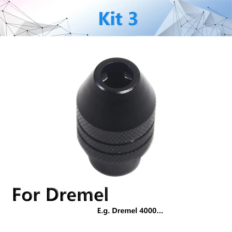 M8/M7 Mini drill Chuck accessory for Dremel rotary tool and mini grinder drill chuck 0.5-3.2MM Faster Bit Swaps dremel accessoy