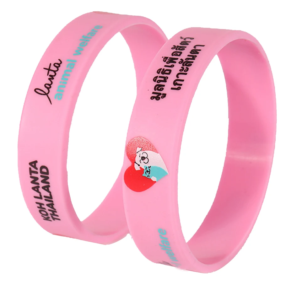 

100 шт., силиконовые браслеты на заказ