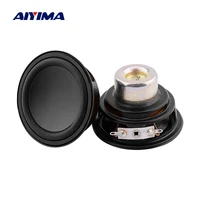 AIYIMA 2 uds 2,5 pulgadas altavoz de graves de rango medio 6 Ohm 20W altavoz de graves altavoz de música con sonido de Audio magnético de neodimio