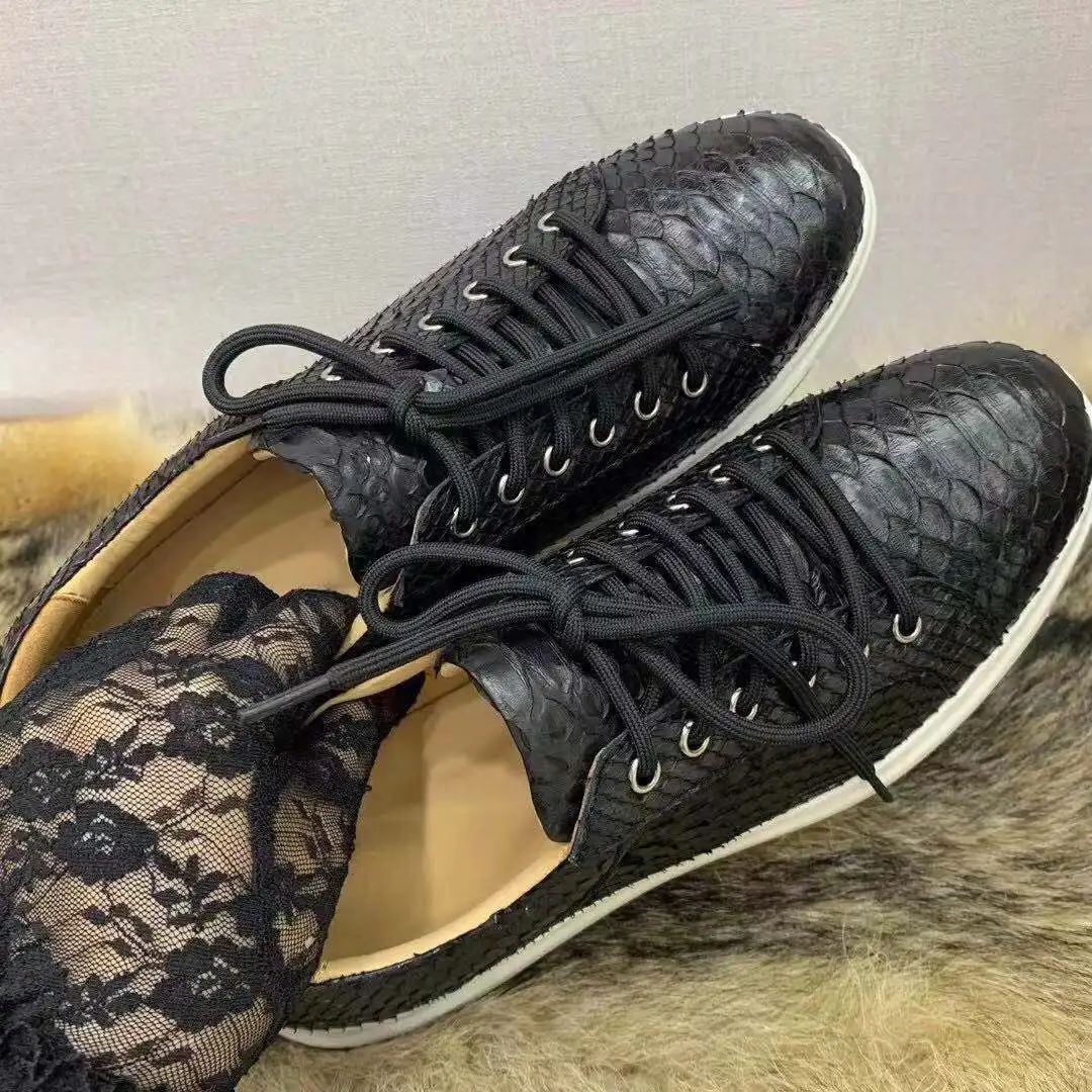 fanzunxing new men python shoes male snake skin shoes men leisure shoes