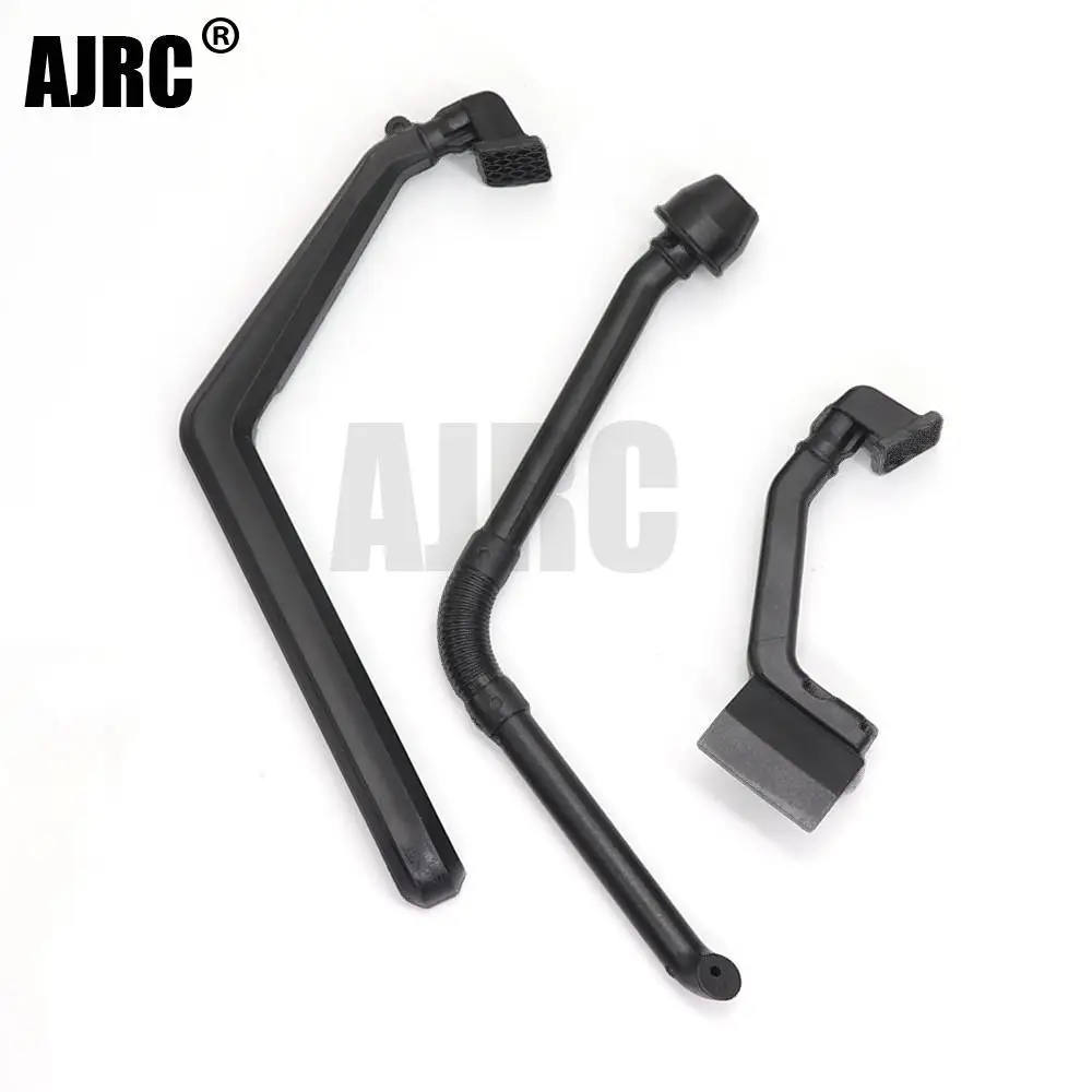 

Black ABS plastic exhaust pipe snorkeling wading pipe for 1/10 RC Crawler Car Trax TRX-4 Defender d90 scx10 90046 Accessories