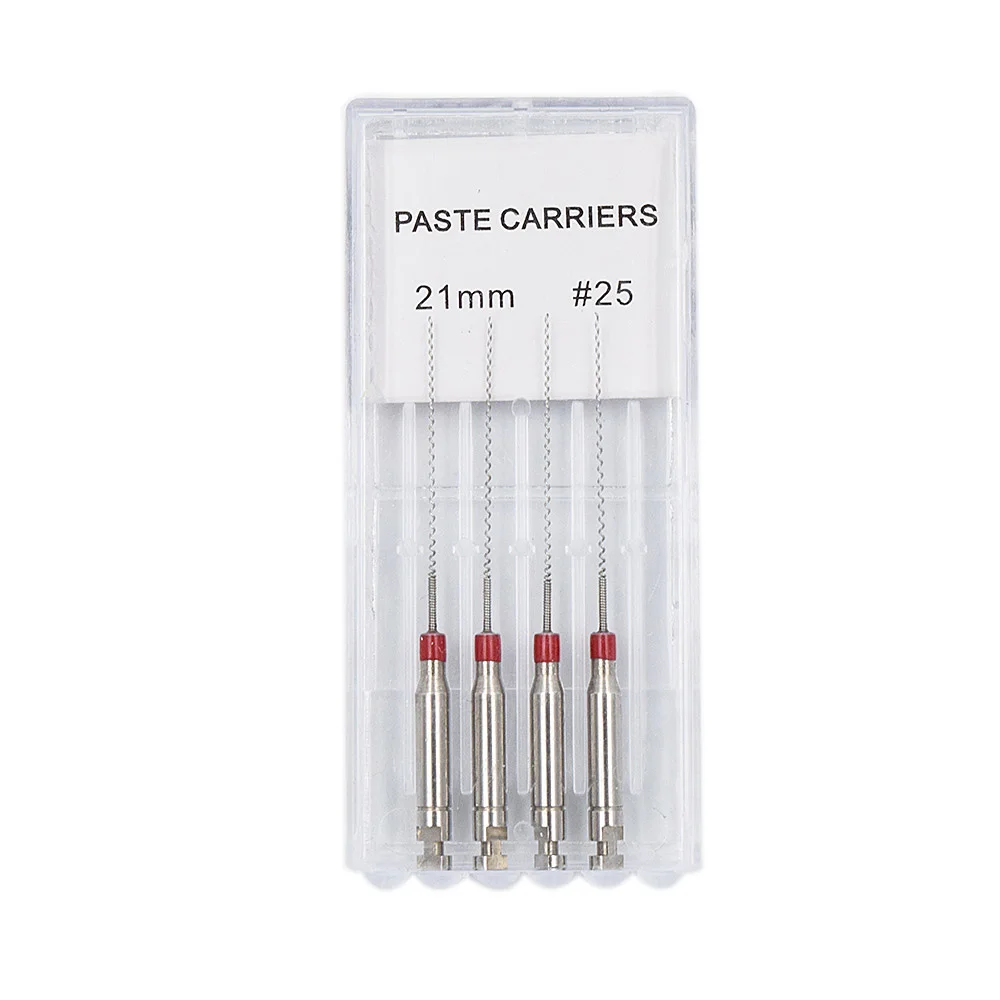 

Dental Dentistry Paste Carriers Endodontic Reamers Drill Endo Files Dentist Materials #25-40 21mm 25mm 4 pcs/box